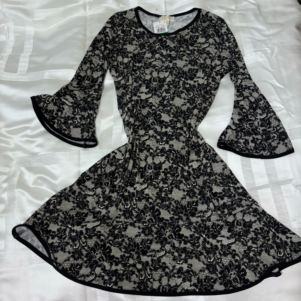 Michael Kors black and white dress